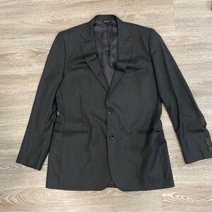 Brooks Brothers Wool Fitzgerald Saxxon Gray Herringbone Sport Coat Jacket Sz 42L